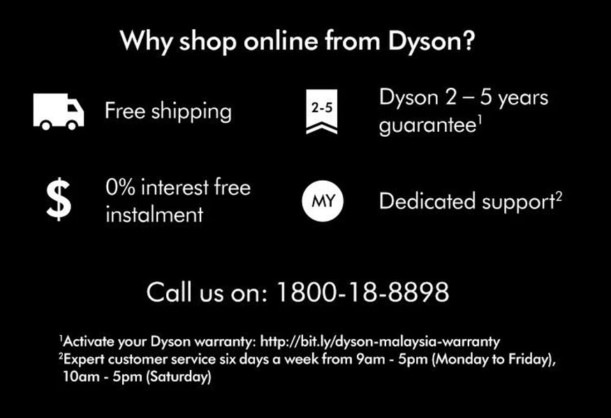 【Limited time offer】Dyson Cool ™️ Tower Fan AM07 (White/Silver)