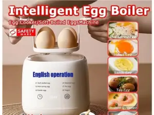 [SG Seller]🔥Egg Boiler Household Small Hard Boiled Egg Maker Automatic Power off 7 Modes Breakfast Cooker 3 Pin Plug