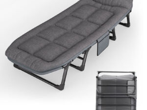 Folding bed for lunch break. outdoor single bed. simple and portable office nap bed. multi-functional recliner. companion bed