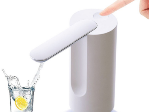 Bucket water pump. electric water dispenser. household rechargeable drinking water suction device. automatic folding water dispenser