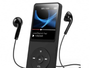 Portable player with 1.8-inch thin-film transistor display. portable music player. lossless video recorder. FM radio. video support. TF card. MP3 player.