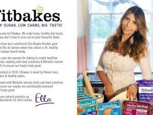 【Flash Sale】Fitbakes Gifts Diabetic Chocolate Gift Box (14x19g) Crunchy Mini Chocolate Keto Snack Bars, Sweet Diabetic Biscuit Food Treats Hamper, 65 Calories, Low Calorie Snack For Women & Men, Fit Bake