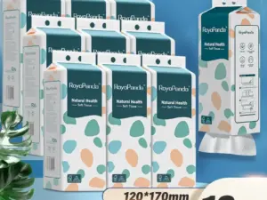 [12 Pek] RoyoPanda Tisu Gantung Viral TikTok | 2 Lapis Tebal Air Cushion | Pulpa Buluh Gred Makanan | FREE Hook | 120x170mm 230 Helai/Pek | Jimat, Lembut & Tak Mudah Koyak – Stok Puasa & Tetamu Raya!