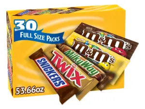 M&M's, Snickers and More Chocolate Candy Bars, Variety Pack, 30-count