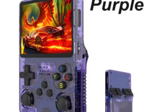 The new R36S open-source handheld game console is a portable retro arcade game console with a nostalgic 3D dual-system.