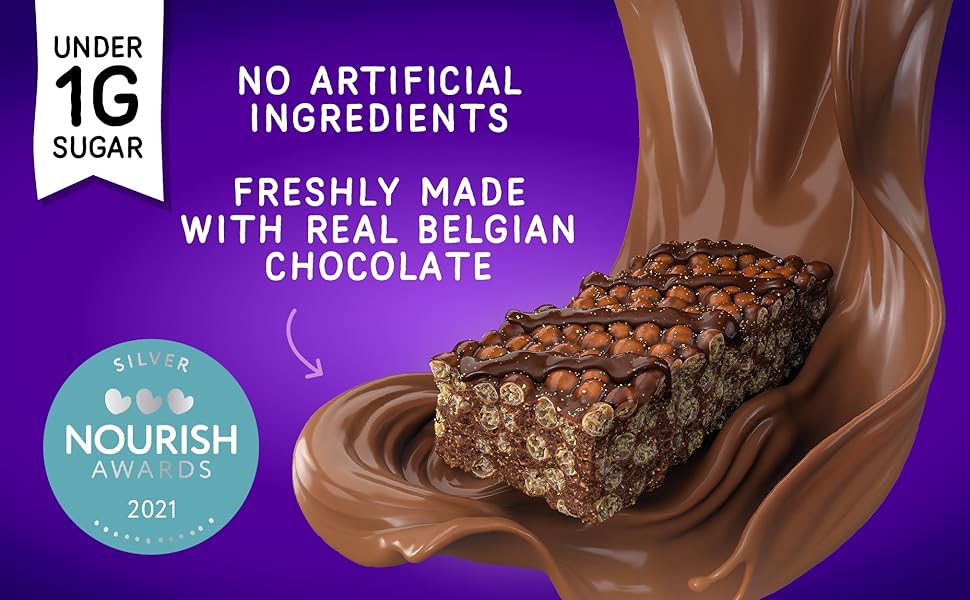 【Flash Sale】Fitbakes Gifts Diabetic Chocolate Gift Box (14x19g) Crunchy Mini Chocolate Keto Snack Bars, Sweet Diabetic Biscuit Food Treats Hamper, 65 Calories, Low Calorie Snack For Women & Men, Fit Bake