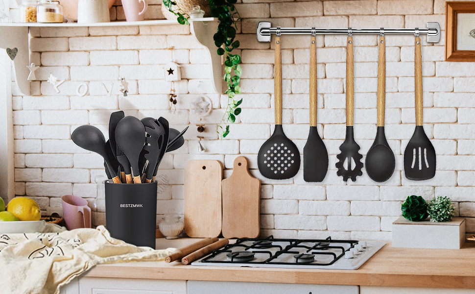Cooking Utensil Set - 35 - piece Kitchen Utensils, Including Grater
