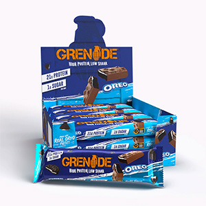 Limited-Time Offer】Grenade OREO Protein Bars – High Protein, Low Sugar, 12 x 60g