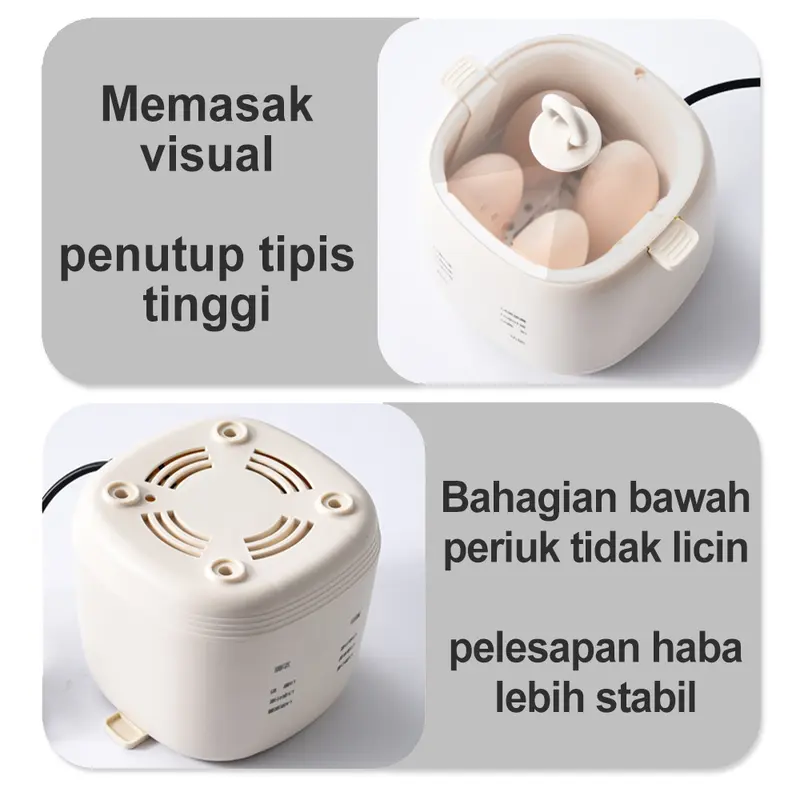 🥚✨ Telur Sempurna Setiap Kali SIMMO Smart Egg Steamer - Letak Telur • Tekan Butang • Terus Siap Tanpa Gagal - 🔥 Produk Paling Laris Minggu Ini