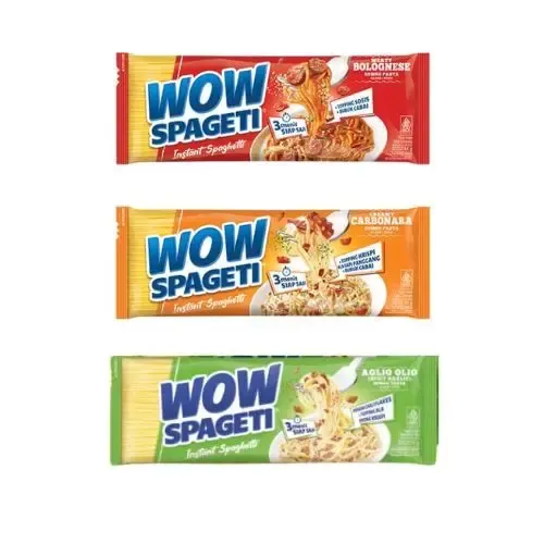 Yummy & Pedas! 🍝 Spaghetti Instan WOW & POP — Hanya RM0.59 🔥