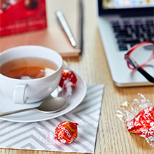 Photograph of Lindt Lindor Truffles perfect candy for a midday treat