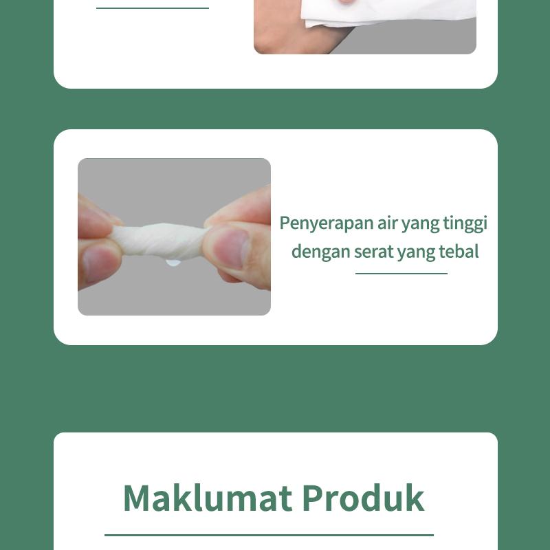 JUSTWELLBE 5-Ply Baby Tissue