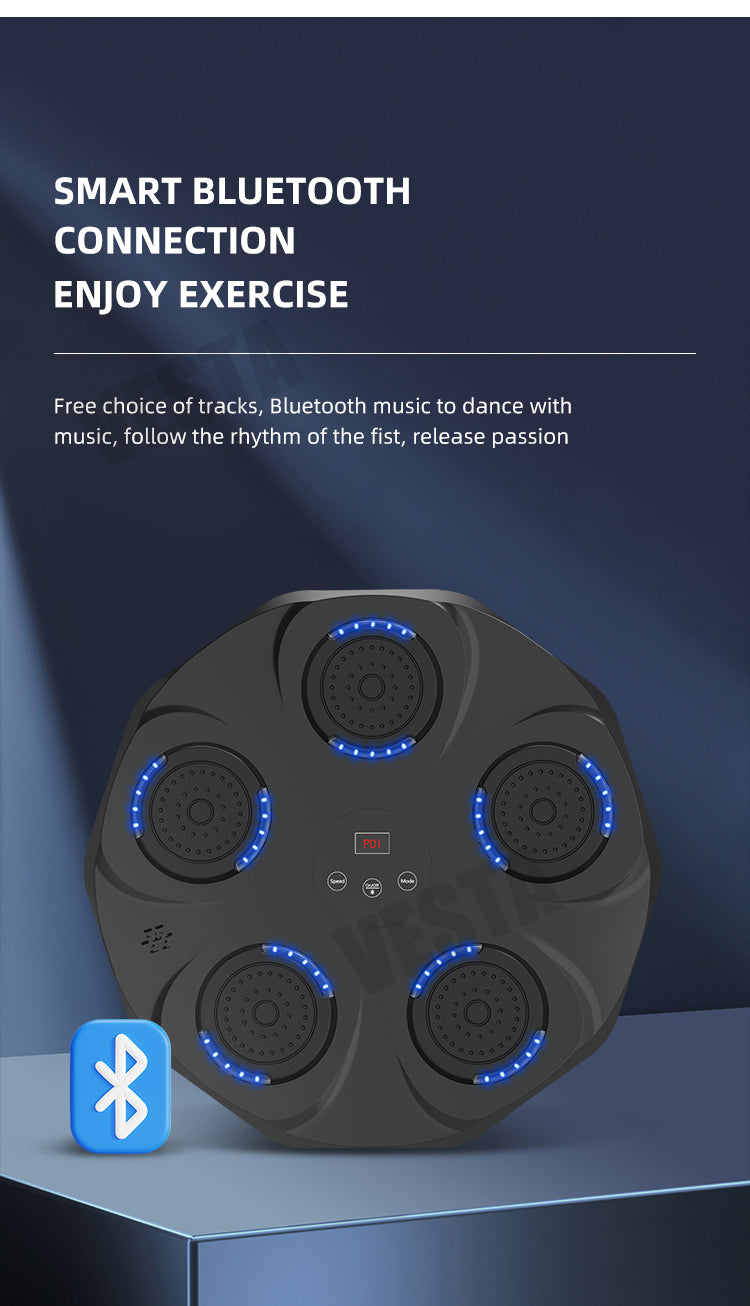 Boxing Target Bluetooth Music Fitness Smart Training Music Boxing Wall Target Trainer Boxing Machine