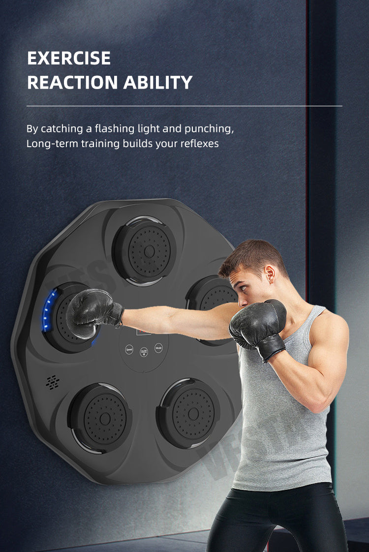 Boxing Target Bluetooth Music Fitness Smart Training Music Boxing Wall Target Trainer Boxing Machine