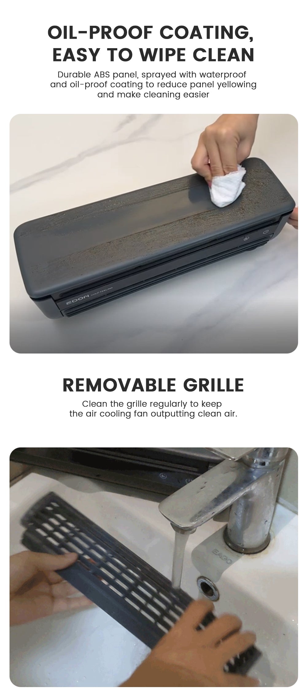 New type of wall-mounted cooling fan. high-power rechargeable fan. household air cooler. portable electric table fan