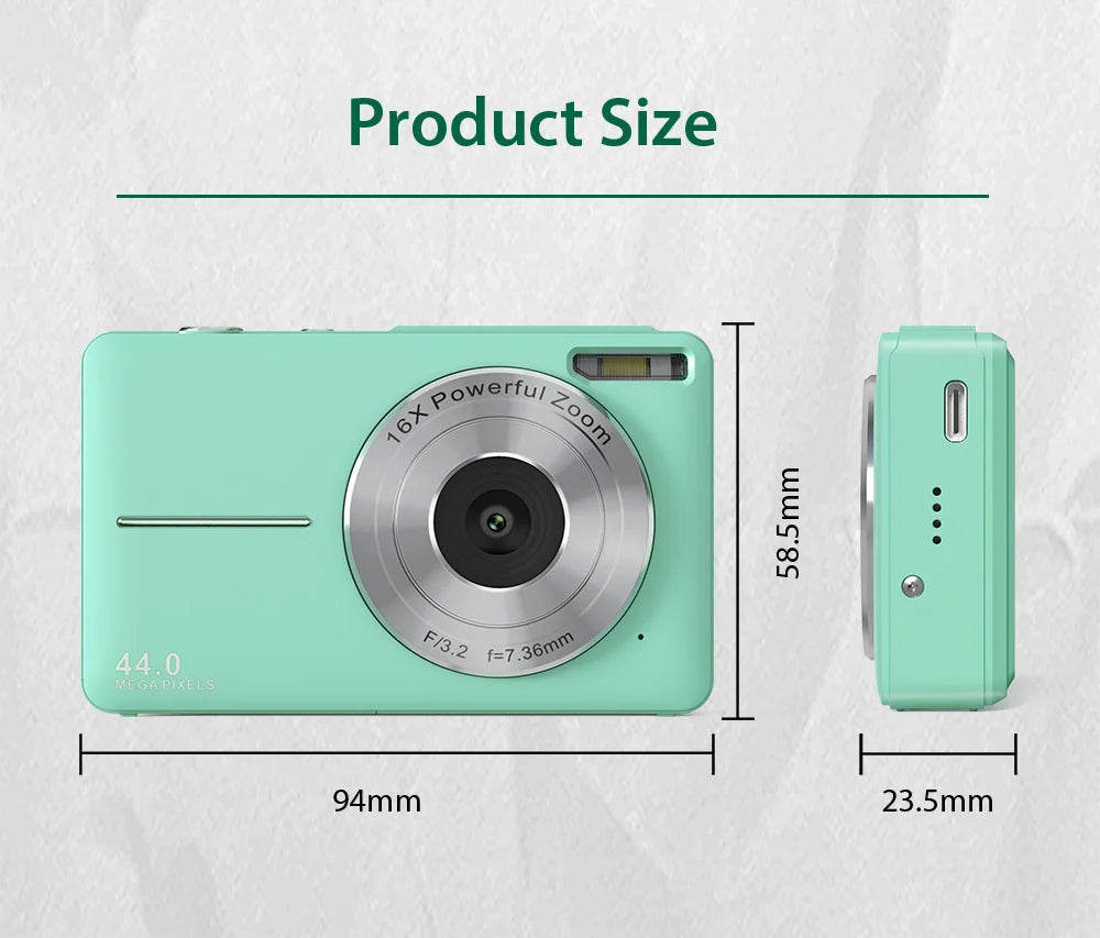 Home HD Digital Camera Mini Camera Beauty Selfie Camera - Special offer pink single item